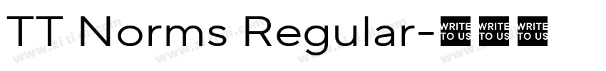 TT Norms Regular字体转换
